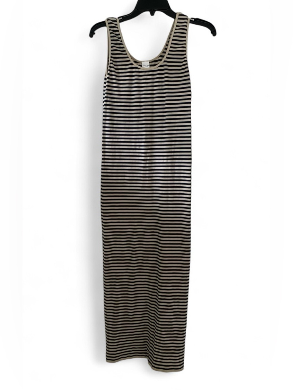 NWT Tees by Tina Mirco Navy and Off White Stripe Maxi One Size Fits Most